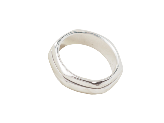 Anel 54 Piaget Possession - Aliança em ouro branco 18 kt 58 Facettes 31621