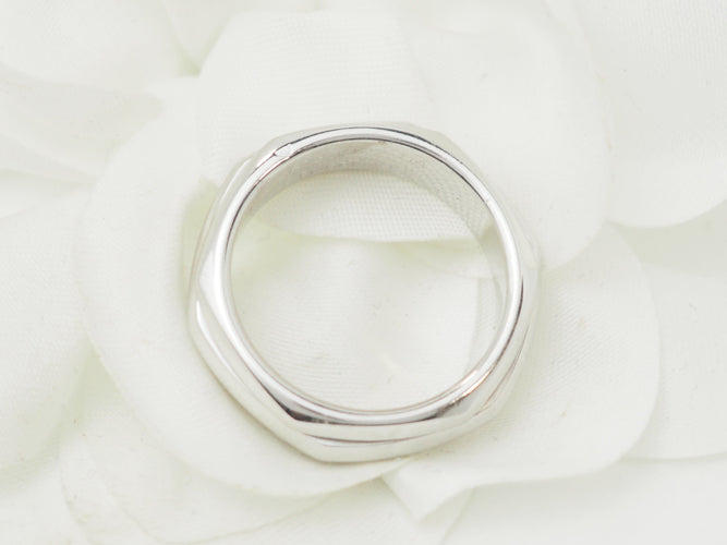 Anel 54 Piaget Possession - Aliança em ouro branco 18 kt 58 Facettes 31621