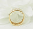 Ring 55 Ring Wedding band paved with diamonds in 18 kt yellow gold 58 Facettes 33676