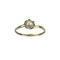Ring 54 Ring with white pearl in 18-carat yellow gold 58 Facettes 250247