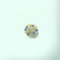 Ring 50 Vintage ring i 18 karat gult guld med safirer og diamanter 58 Facettes 260101