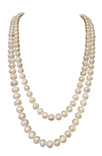 Colier Sautoir 145 perle de cultură de apă dulce baroce, 120 cm 58 Facettes 889