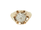 Anillo 58 Anillo Tank en oro rosa y blanco de 18 quilates y diamantes 58 Facettes 33624