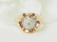 Anillo 58 Anillo Tank en oro rosa y blanco de 18 quilates y diamantes 58 Facettes 33624