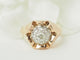 Bague 58 Bague Tank en or rose et diamants 58 Facettes 33624