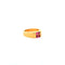 Bague 50 Cartier Tank - Bague en or jaune 18k et tourmaline rose 58 Facettes 60024073
