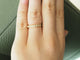 Bague 48 Demi-alliance - Bague en or jaune 18 kt et diamants 0,45 ct 58 Facettes 33653