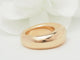 Bague 50 Chaumet - Bague jonc en or rose 18 kt 58 Facettes 33666