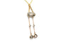 Pendentif Pendentif Art déco en or jaune 18 carats, diamants et perle 58 Facettes B831