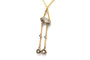Pendentif Pendentif Art déco en or jaune 18 carats, diamants et perle 58 Facettes B831