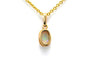 Pendentif Pendentif contemporain en or jaune 18 carats serti d’une opale 58 Facettes B835
