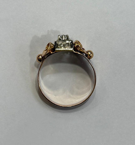 Bague 56 Bague Art déco - Bague en or 750 et diamants 58 Facettes 3350592