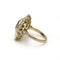 Bague 47 Bague marguerite en or jaune avec saphir et diamants 58 Facettes 260080R
