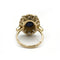 Bague 47 Bague marguerite en or jaune avec saphir et diamants 58 Facettes 260080R