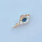 Pendentif Pendentif saphir et diamants en or jaune 18 K 58 Facettes 1751