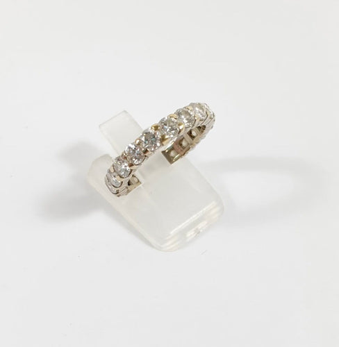 Bague 54 Alliance américaine - Bague en or 750 sertie de diamants 3,04 ct 58 Facettes LP230