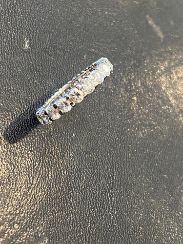 Bague 54 Alliance américaine - Bague en or 750 sertie de diamants 3,04 ct 58 Facettes LP230