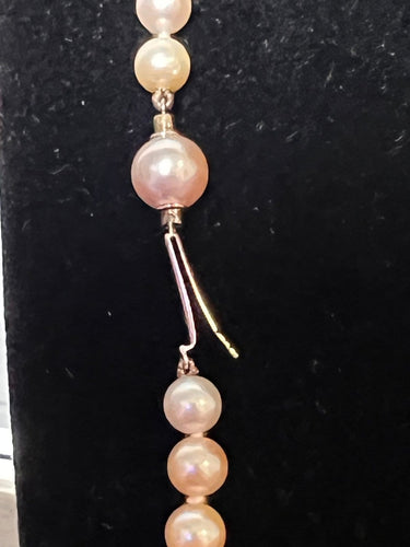 Collier Collier sautoir - 93 perles de culture Akoya en chute, or 18K 58 Facettes 912