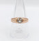 Bague 58.5 Bague jonc antique en or rose et diamant taille ancienne 58 Facettes A06899