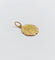 Pendentif Médaille religieuse - Pendentif Vierge et Sainte Rita da Cascia en or jaune 18k 58 Facettes A06893