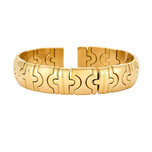 Bracelet Bracelet jonc ouvert en or jaune 18k 58 Facettes RAM2844