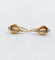 Boucles d'oreilles Dormeuses anciennes - Boucles d'oreilles en or 18k et semences de perles 58 Facettes A06902