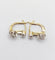 Boucles d'oreilles Dormeuses antiques - Boucles d'oreilles en or 18k et platine, diamants 0,90 ct 58 Facettes A06906