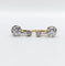 Boucles d'oreilles Dormeuses antiques - Boucles d'oreilles en or 18k et platine, diamants 0,90 ct 58 Facettes A06906