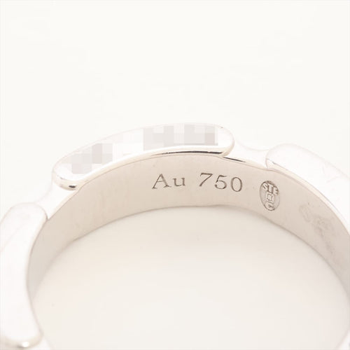 Bague 47 Chanel Ultra - Bague articulée en or blanc 18 carats et céramique blanche 58 Facettes 1