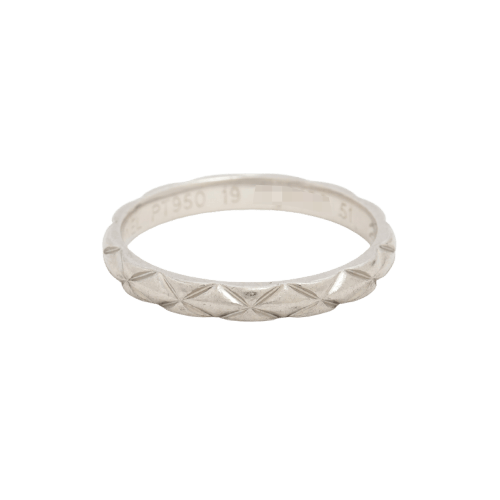 Bague 51 Chanel Coco Crush - Bague band en platine Pt950 58 Facettes 1