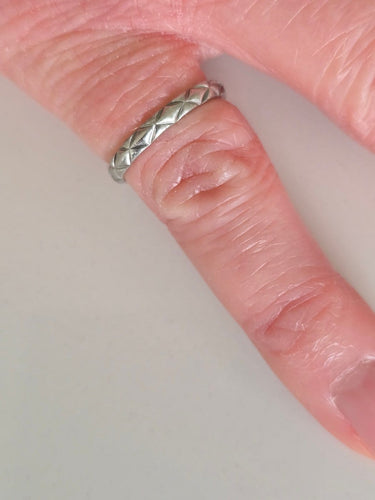 Bague 51 Chanel Coco Crush - Bague band en platine Pt950 58 Facettes 1