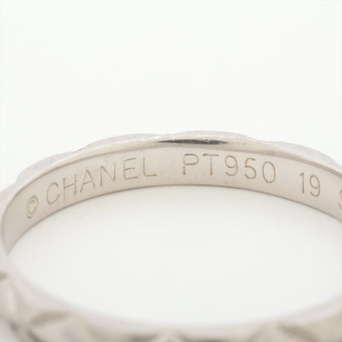 Bague 51 Chanel Coco Crush - Bague band en platine Pt950 58 Facettes 1