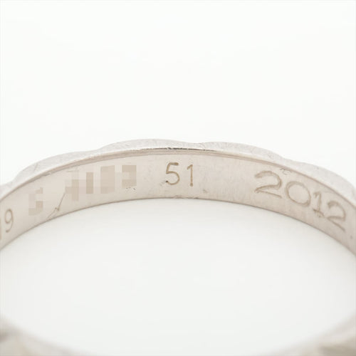 Bague 51 Chanel Coco Crush - Bague band en platine Pt950 58 Facettes 1