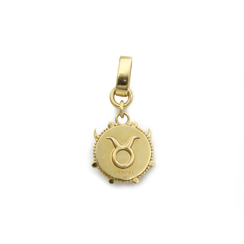 Pendentif Foundrae - Pendentif Taureau en or jaune 750‰ 58 Facettes 260092R