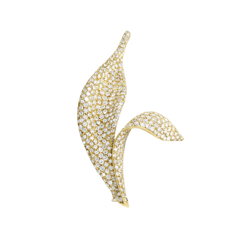 Broche Broche Épi en or jaune et diamants 58 Facettes 65000028