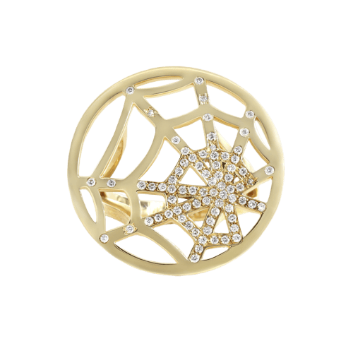 Bague 55 Chaumet Attrape Moi Si Tu M’Aimes - Bague en or jaune et diamants 58 Facettes 61E00476