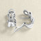 Boucles d'oreilles Crivelli - Boucles d'oreilles en or blanc et diamants 58 Facettes 66300073