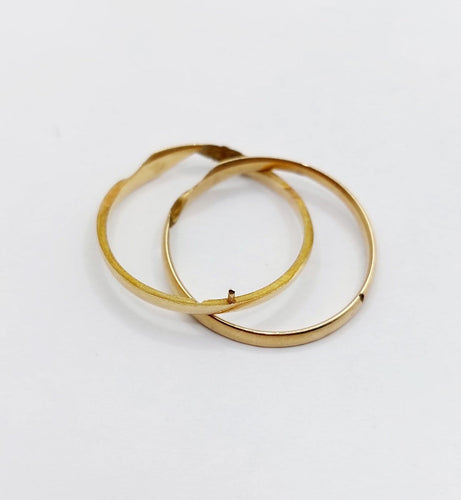 Bague 60 Alliance victorienne jumelée en or 18k 58 Facettes A06927