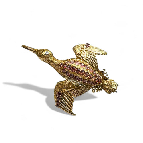 Broșă de pasăre HERMÈS
