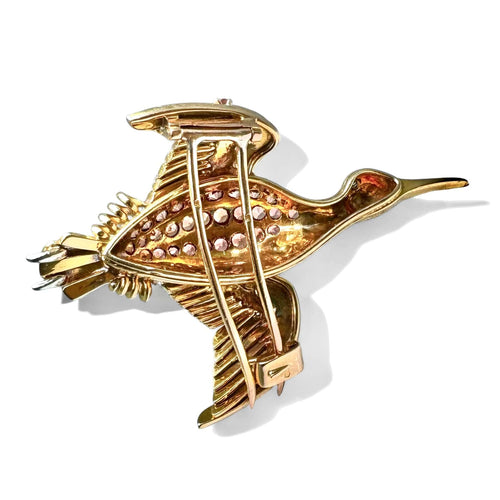 Broșă de pasăre HERMÈS