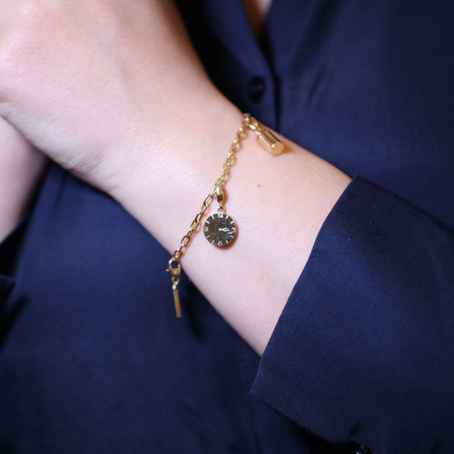 Bracelet Cartier - Bracelet charms en or jaune 58 Facettes