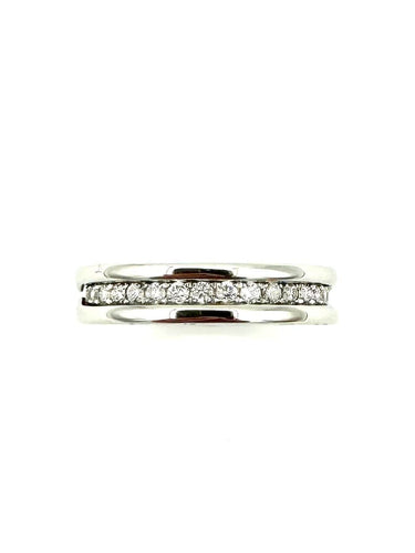 Bague 50 Bvlgari B.Zero1 - Bague en or blanc 18K et diamants 58 Facettes BVLGARI bg