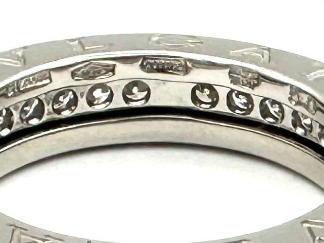 Bague 50 Bvlgari B.Zero1 - Bague en or blanc 18K et diamants 58 Facettes BVLGARI bg