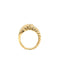 Bague 51 Bague croisée en or jaune 750 sertie de diamants 58 Facettes 434591