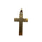 Pendentif Pendentif croix en or jaune 750 58 Facettes 330094508
