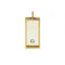 Pendentif Pascal Morabito - Pendentif rectangulaire en or jaune et diamant 58 Facettes 260099R