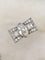 Bague 57 Bague tank Art déco en platine et diamants 3,16 ct 58 Facettes 245
