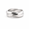 Bague 54 Cartier Trinity - Alliance en or blanc 18 carats 58 Facettes 90883