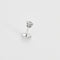 Boucles d'oreilles Paires de puces en or blanc et diamants 58 Facettes B250540