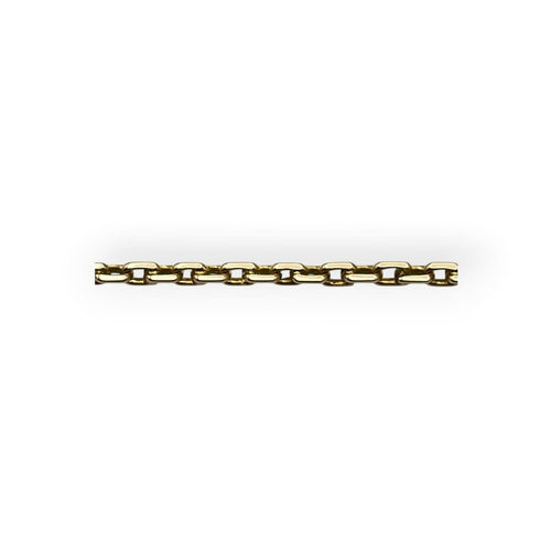 Collier Chaîne en or jaune 750 maille forçat 51 cm 58 Facettes 149067883